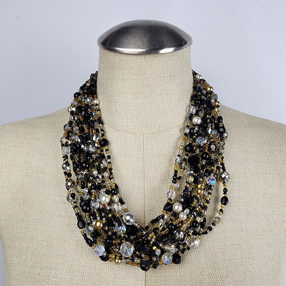 Joan Rivers Classic Elegance Multistrand Beaded Necklace - Picture 1 of 6